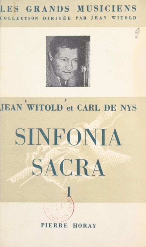 Couverture ebook de Sinfonia sacra, de Jean Witold, Carl De Nys
