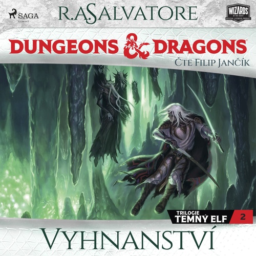 Couverture audiobook de Dungeons & Dragons. Legenda o Drizztovi. Temný elf 2: Vyhnanství, de R. A. Salvatore