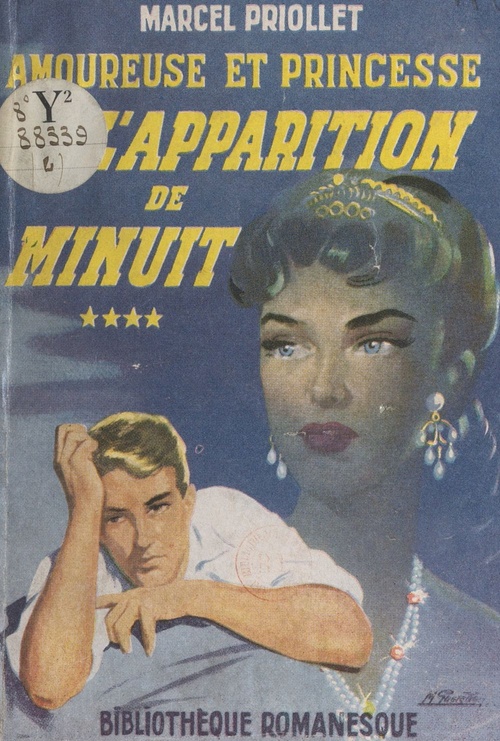 Couverture ebook de Amoureuse et princesse (4). L'apparition de minuit, de Marcel Priollet