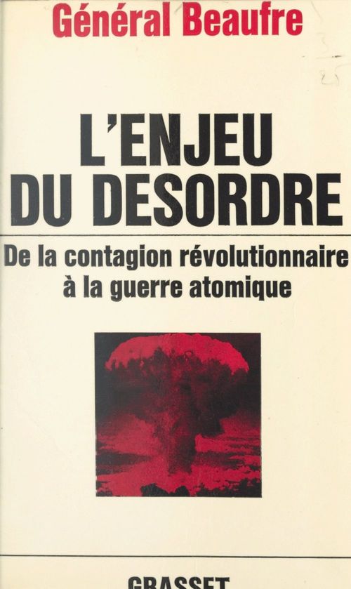 Couverture ebook de L'enjeu du désordre, de André Beaufre