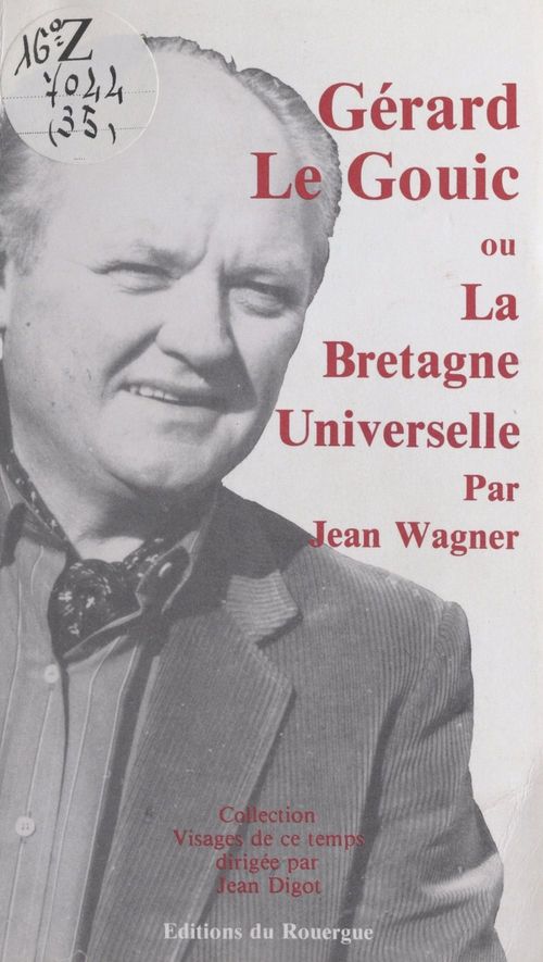 Couverture ebook de Gérard Le Gouic, de Jean Wagner