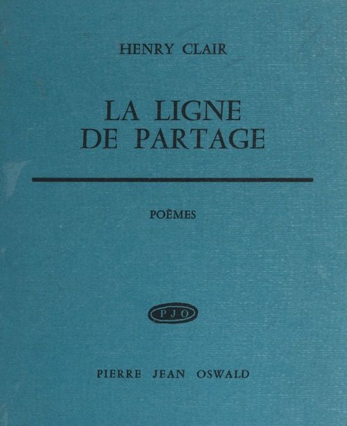 Couverture ebook de La ligne de partage, de Henry Clair