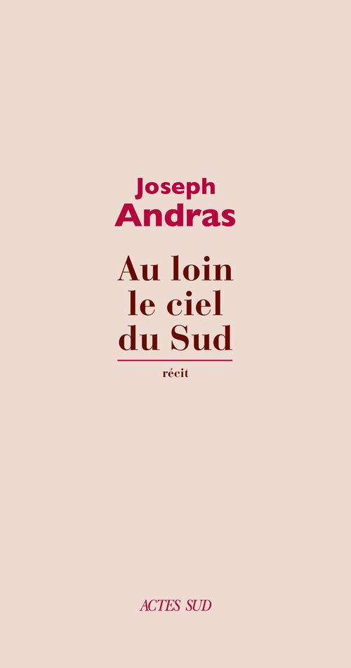 ebook cover of Au loin le ciel du Sud, by Joseph Andras