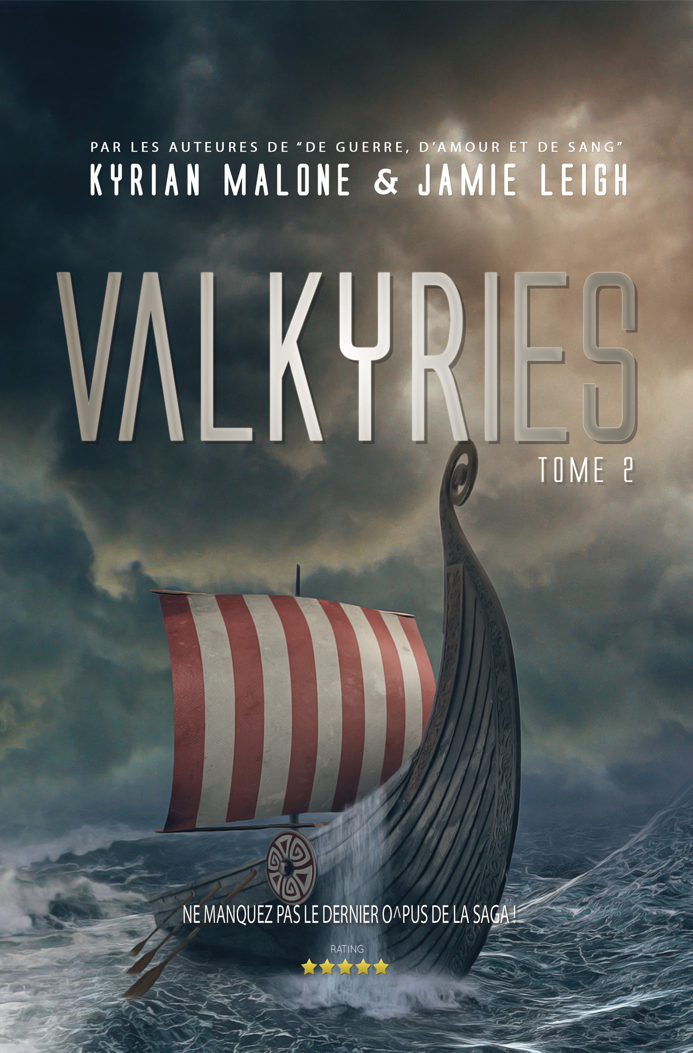 Couverture ebook de Valkyrie - tome 2 [Livre lesbien, roman lesbien], de Jamie Leigh, Kyrian Malone