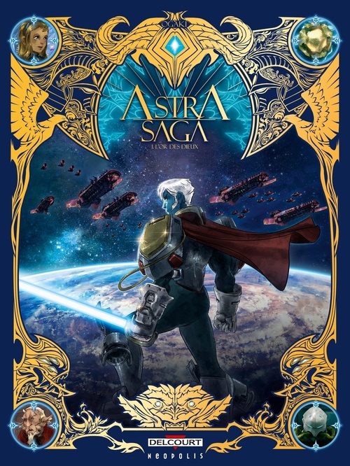 Couverture ebook de Astra Saga T01 - L'Or des dieux, de Philippe Ogaki