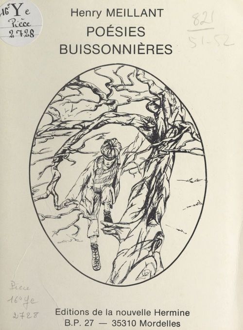 Couverture ebook de Poésies buissonnières, de Henry Meillant
