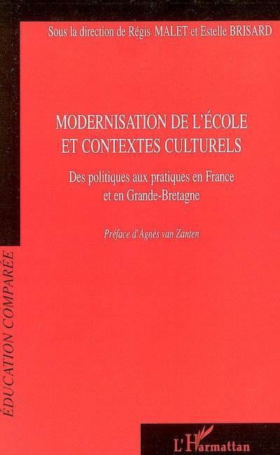 Couverture ebook de Modernisation de l'école et contextes culturels, de Collectif, Régis Malet, Estelle Brisard