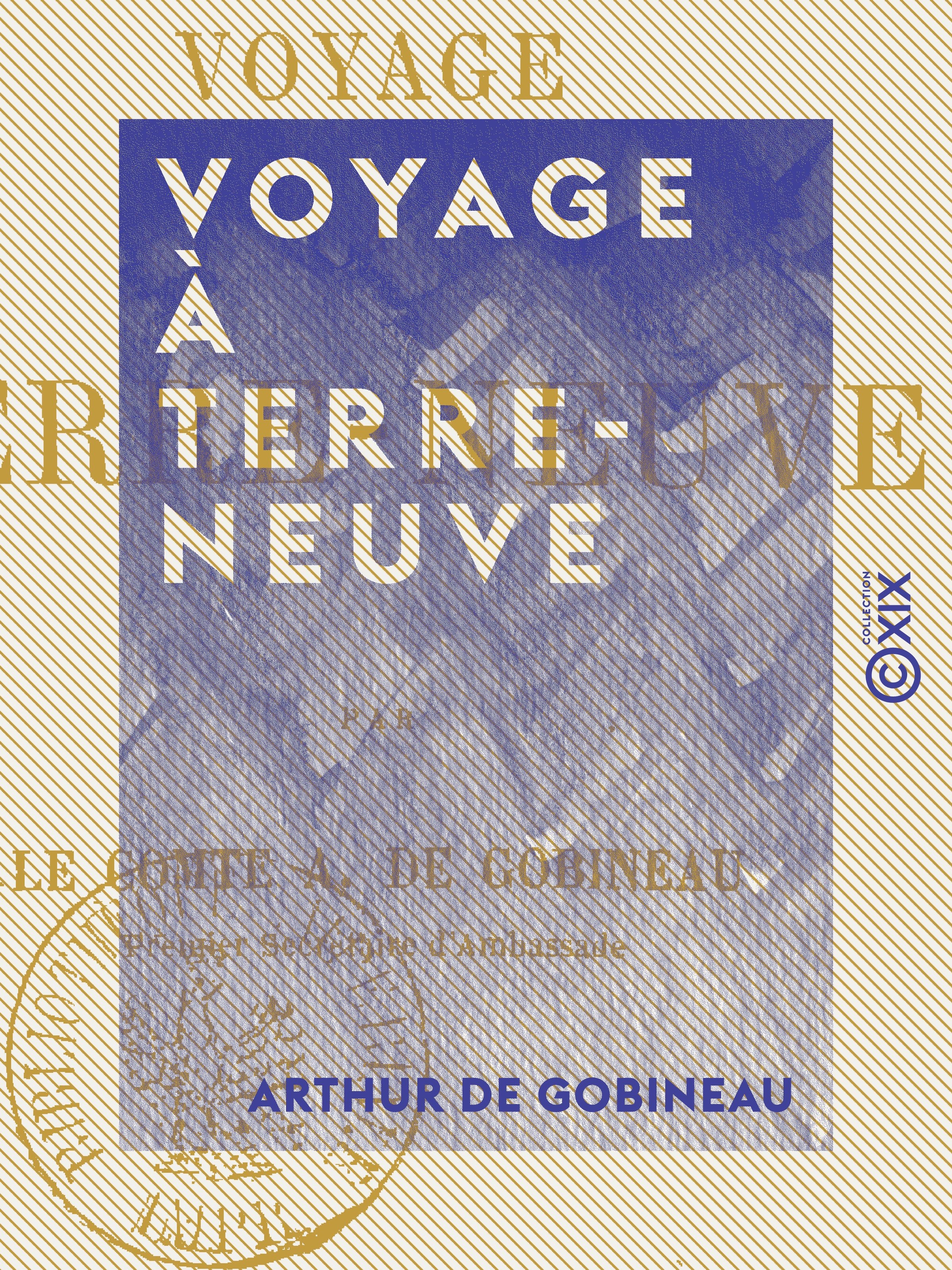 Couverture ebook de Voyage à Terre-Neuve, de Arthur De Gobineau