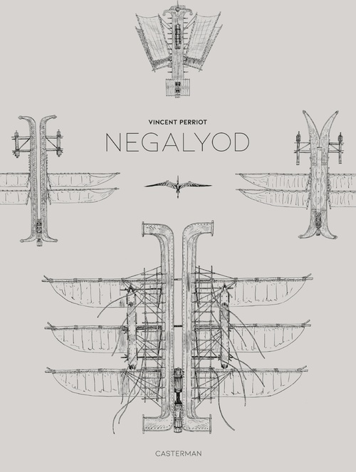 Couverture ebook de Negalyod - version noir et blanc, de Perriot/Breton