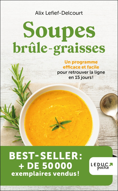 ebook cover of Soupes brûle-graisses, by Alix Lefief Delcourt
