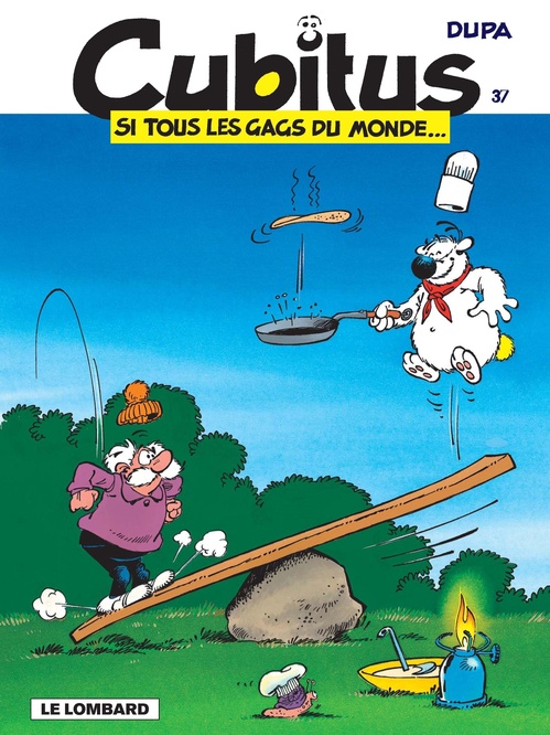 Couverture ebook de Cubitus - tome 37 - Si tous les gags du monde..., de Dupa