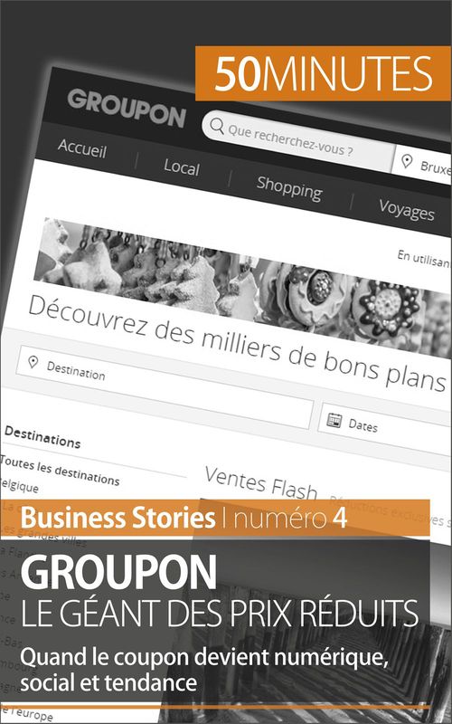 ebook cover of Groupon le géant des prix réduits, by Charlotte Bouillot