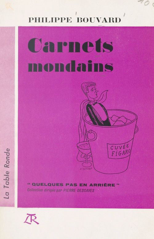 Couverture ebook de Carnets mondains, de Philippe Bouvard