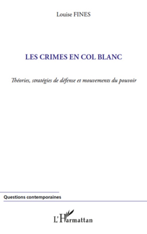 ebook cover of Les crimes en col blanc, by Louise Fines
