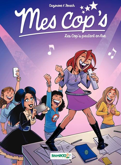 Couverture ebook de Mes Cops - Tome 5 - Les cop's partent en live, de Christophe Cazenove, Philippe Fenech