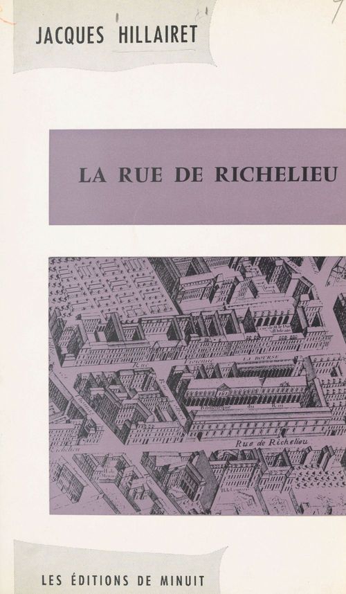 ebook cover of La rue de Richelieu, by Jacques Hillairet