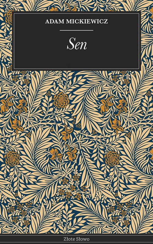 Couverture ebook de Sen, de Adam Mickiewicz