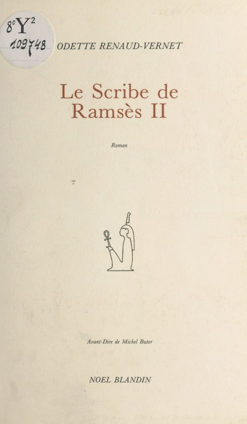 ebook cover of Le Scribe de Ramsès II, by Odette Renaud-Vernet