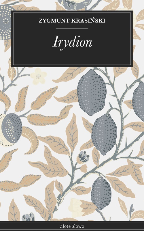 Couverture ebook de Irydion, de Zygmunt Krasinski
