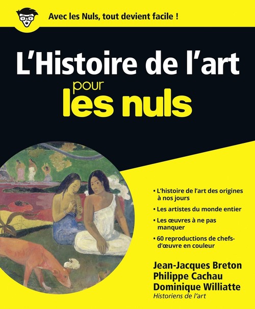 ebook cover of Histoire de l'art pour les nuls, by Jean-jacques Breton, Philippe Cachau, Dominique Williatte