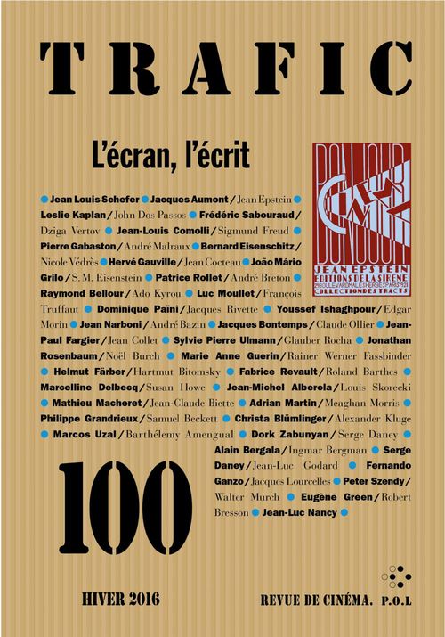 Couverture ebook de Trafic N° 100 (Hiver 2016), de Collectif