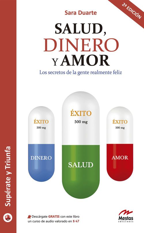 Couverture ebook de Salud, Dinero y Amor, de Sara Duarte Hernández