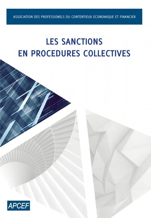 ebook cover of Les sanctions en procédures collectives, by Apcef