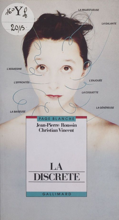 Couverture ebook de La Discrète, de Ronssin/Vincent