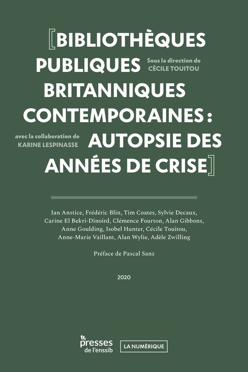 ebook cover of Bibliothèques publiques britanniques contemporaines, by Cecile Touitou