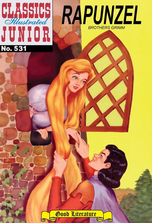 ebook cover of Rapunzel, by Grimm Brothers