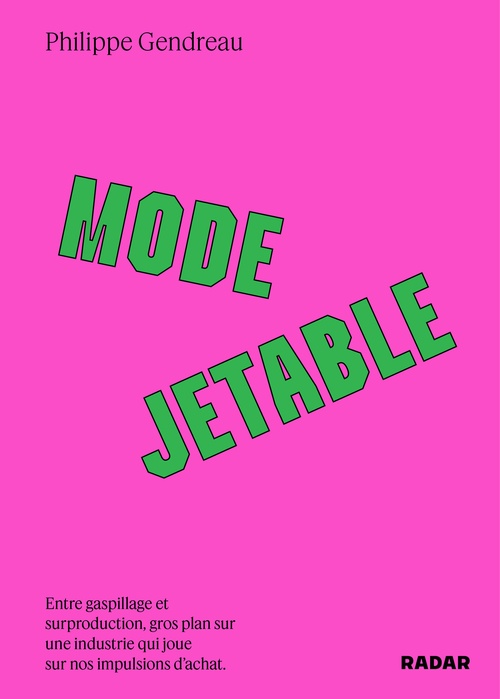 Couverture ebook de Mode jetable, de Philippe Gendreau