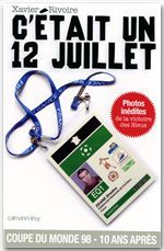 Couverture ebook de C'était un 12 juillet, de Rivoire-X