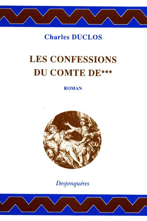 Couverture ebook de Les Confessions du comte de***, de Charles Pinot-duclos