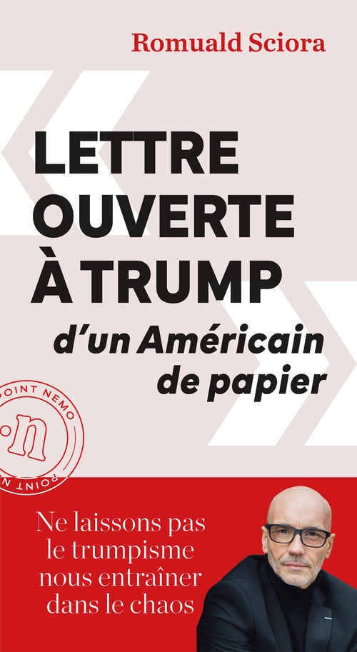 Couverture ebook de Lettre ouverte à Trump d'un Américain de papier, de Romuald Sciora
