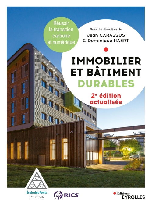 Couverture ebook de Immobilier et bâtiment durables, de Collectif, Jean Carassus, Dominique Naert