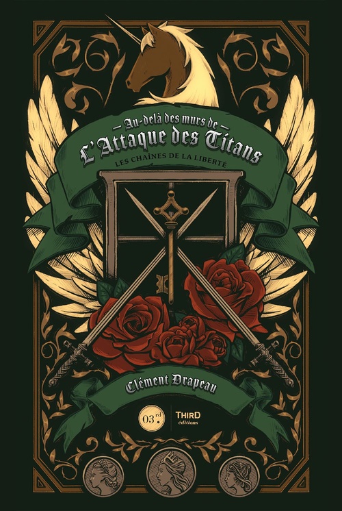Couverture ebook de Au-delà des murs de L´Attaque des Titans, de Clément Drapeau