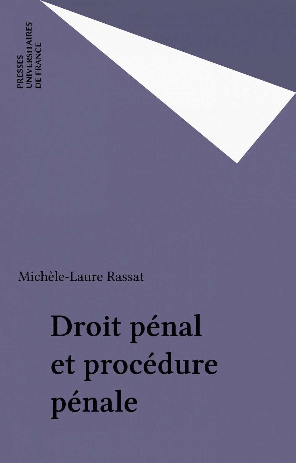 Couverture ebook de Droit pénal et procédure pénale, de