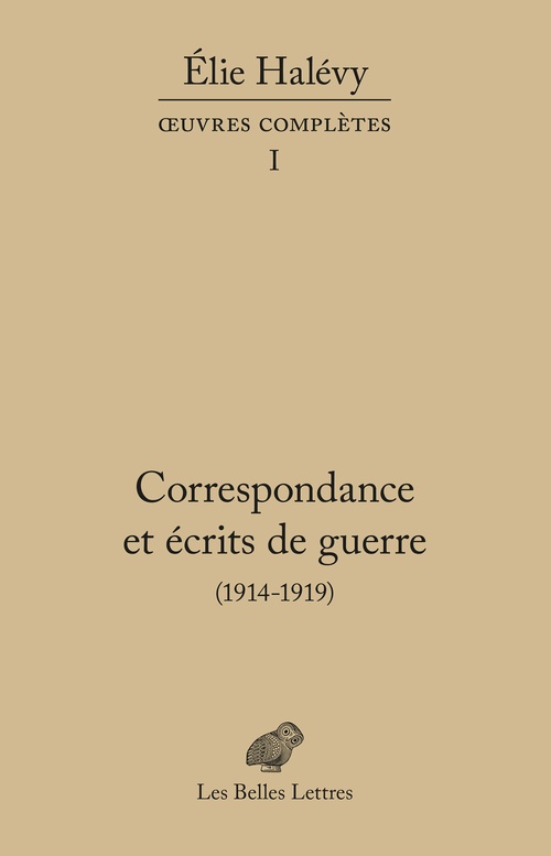 ebook cover of Correspondance et écrits de guerre (1914-1919), by Elie Halévy