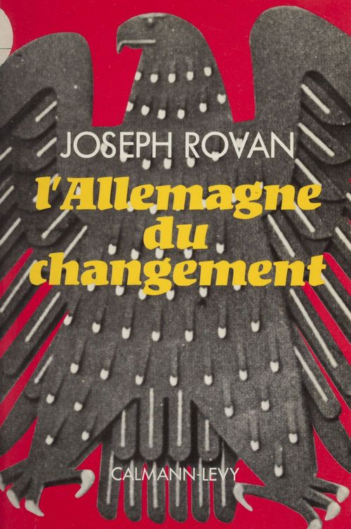 Couverture ebook de L'Allemagne du changement, de Joseph Rovan