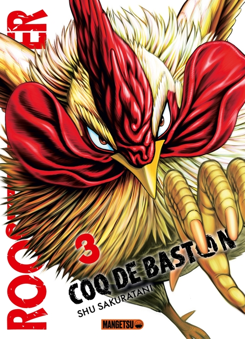 Couverture ebook de Coq de Baston T03, de Shu Sakuratani