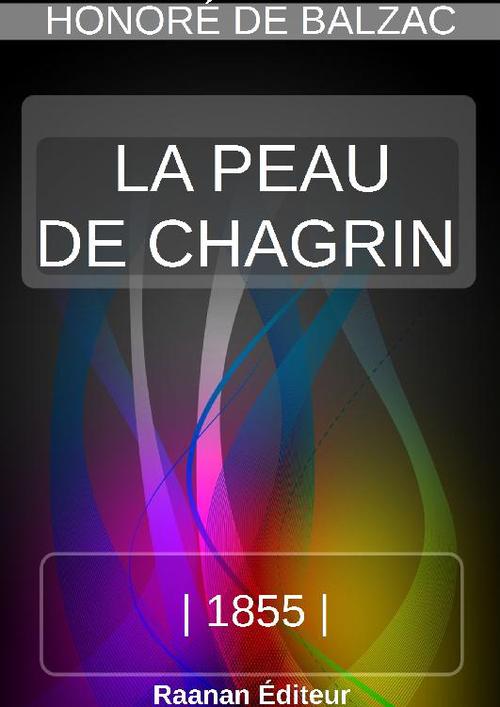 ebook cover of LA PEAU DE CHAGRIN, by Honoré de Balzac