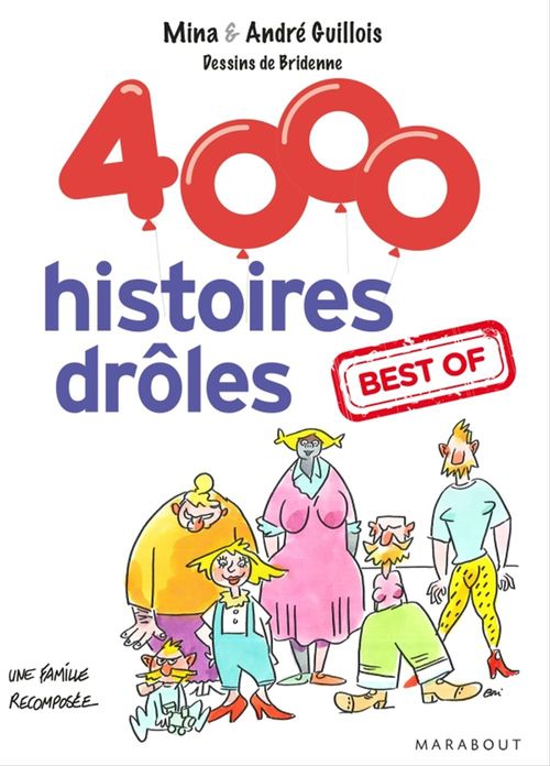 ebook cover of 4000 histoires drôles.  best of, by André Guillois, Mina Guillois