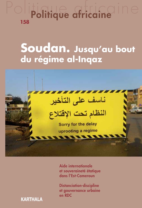 Couverture ebook de Politique africaine N°158 - Soudan : Jusqu'au bout du régime d'Al-inqaz, de Collectif