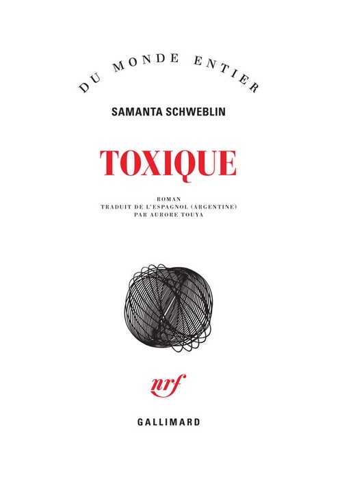 ebook cover of Toxique, by Samanta Schweblin