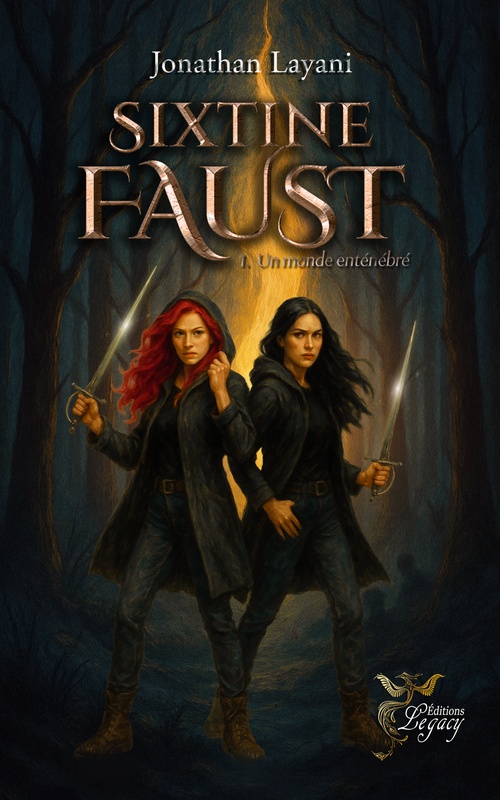 ebook cover of Sixtine Faust 1: Un monde enténébré, by Jonathan Layani