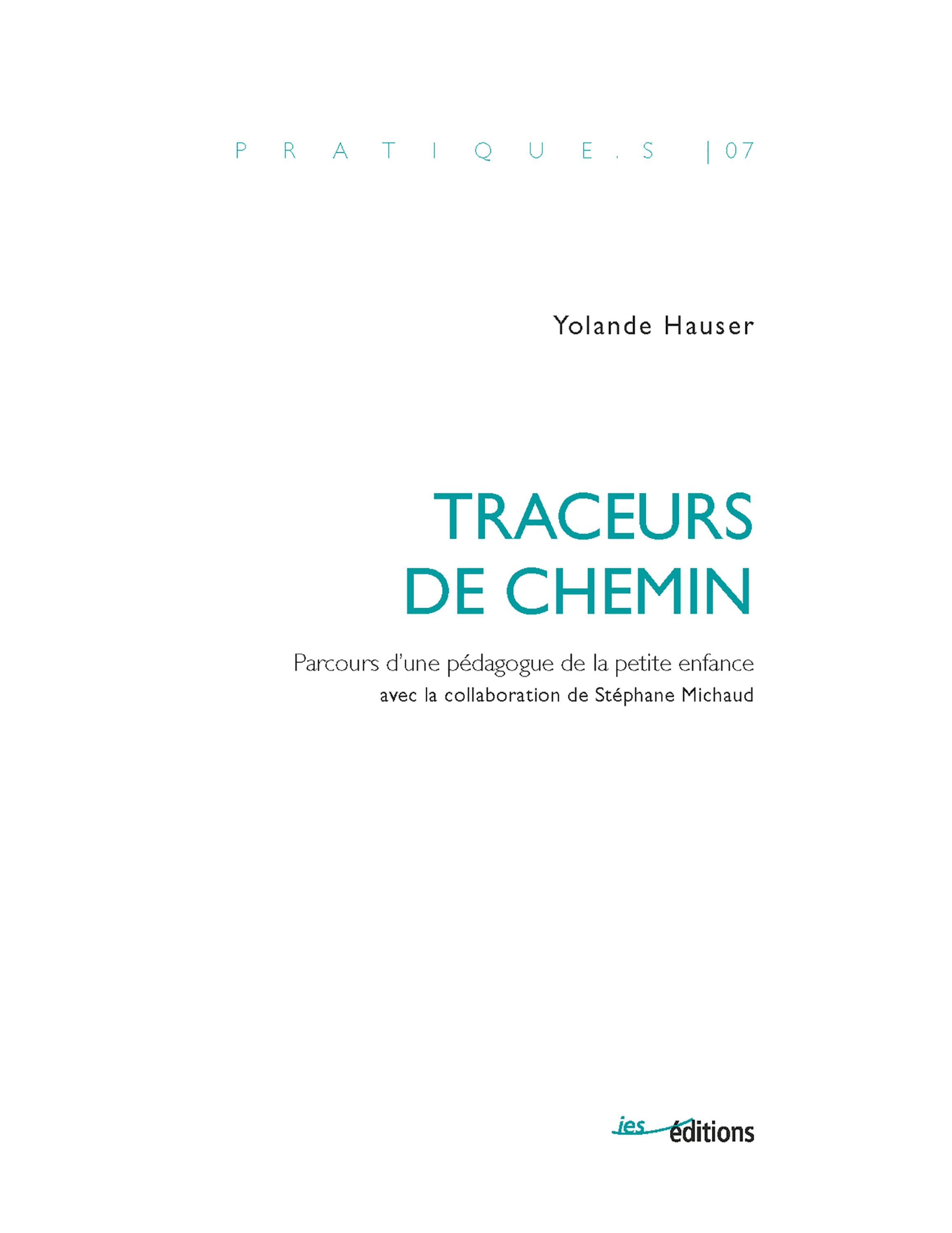 Couverture ebook de Traceurs de chemin, de Yolande Hauser