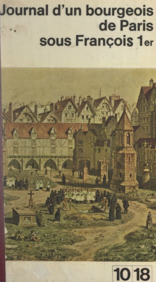 Couverture ebook de Journal d'un bourgeois de Paris sous François Ier, de Nicolas Versoris