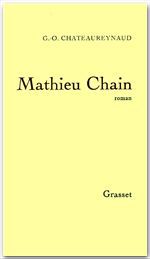 ebook cover of Mathieu Chain, by Georges-Olivier Châteaureynaud