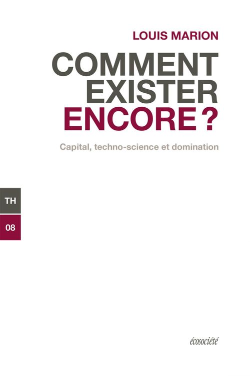 Couverture ebook de Comment exister encore?, de Louis Marion