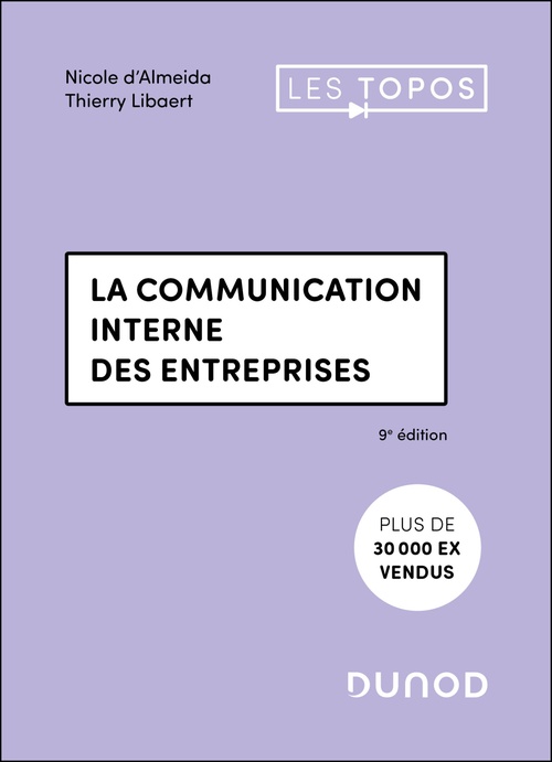 ebook cover of La communication interne des entreprises - 9e éd., by Nicole d' Almeida, Thierry Libaert